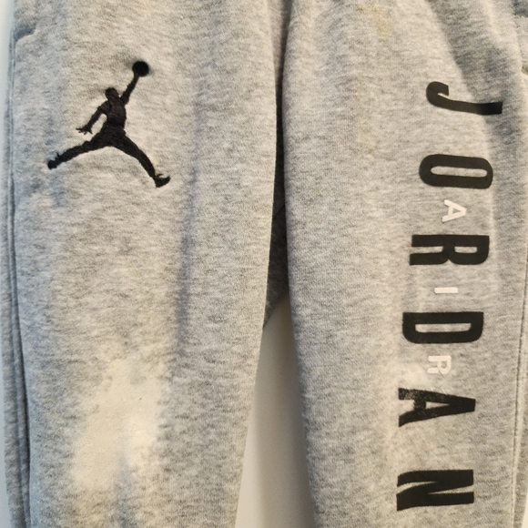 3t gray Distressed Thrashed Jordan Joggers Comfy Playclothes Basketball Street - Picture 5 of 11